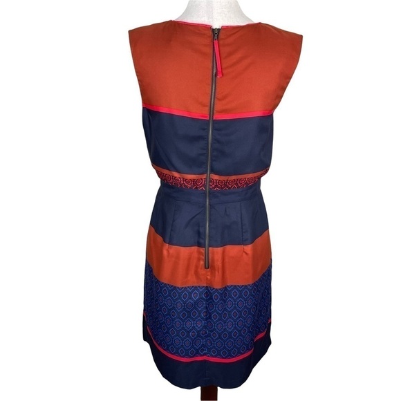 Loft Stripes & Mixed Print Sleeveless Dress - Picture 4 of 11